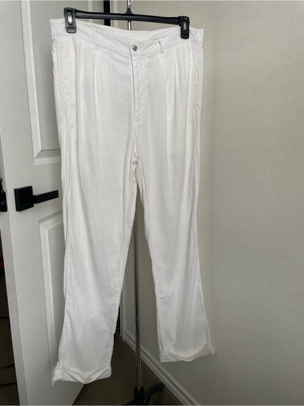 Alan Flusser White Men's Chinos